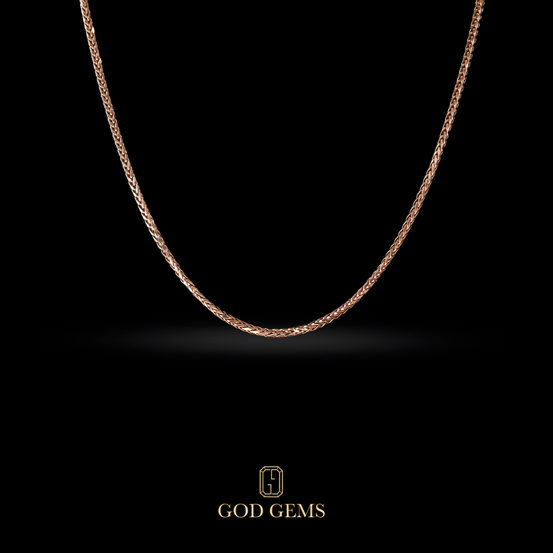 Espiga de Oro Rosado 14k