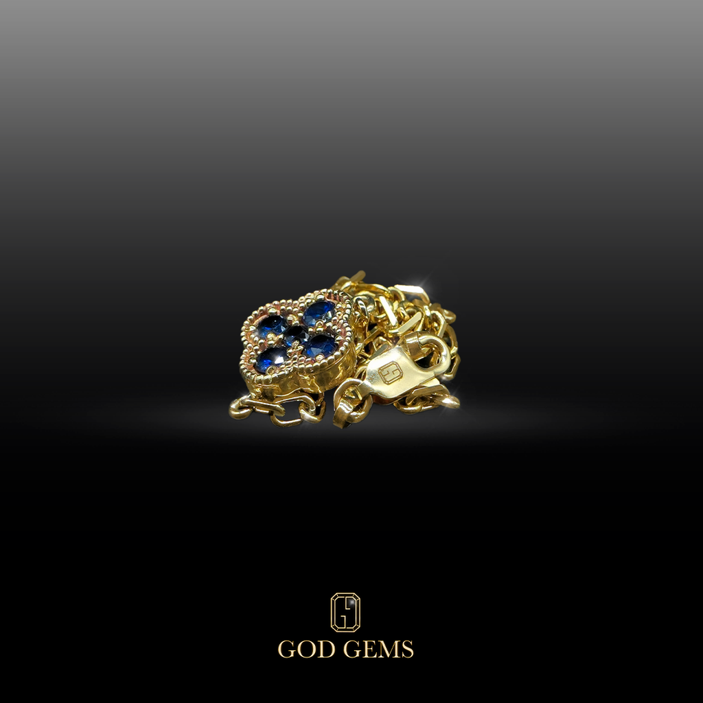 Pulsera Trébol en oro 18K.