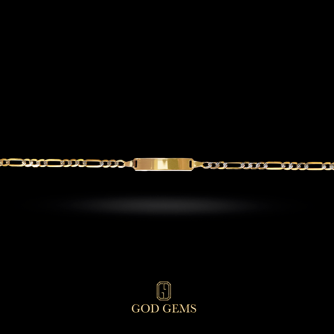 Fígaro Placa Oro Amarillo 14k