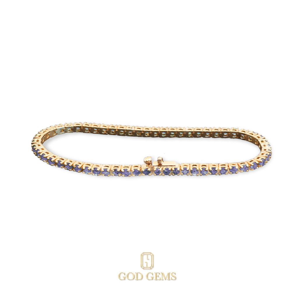 Pulsera Tenis en Oro 14k