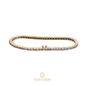 Pulsera Tenis de Tanzanitas en Oro 14k
