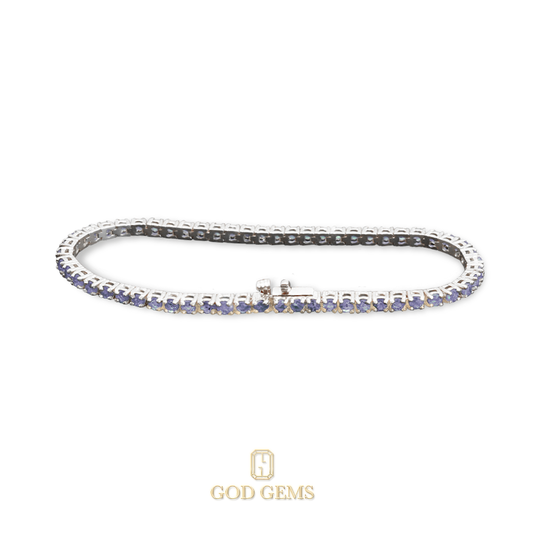 Pulsera Tenis de Tanzanitas