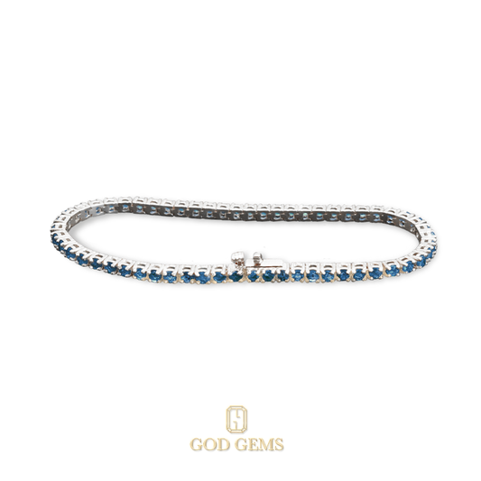 Pulsera Tenis de Zafiros