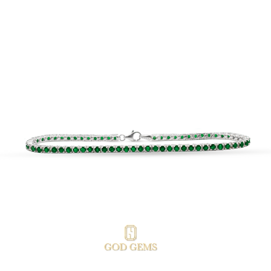 Pulsera Tenis de Esmeraldas