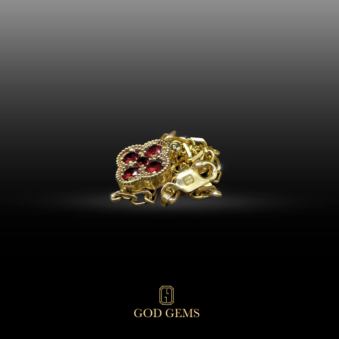 Pulsera Trébol en oro 18K.