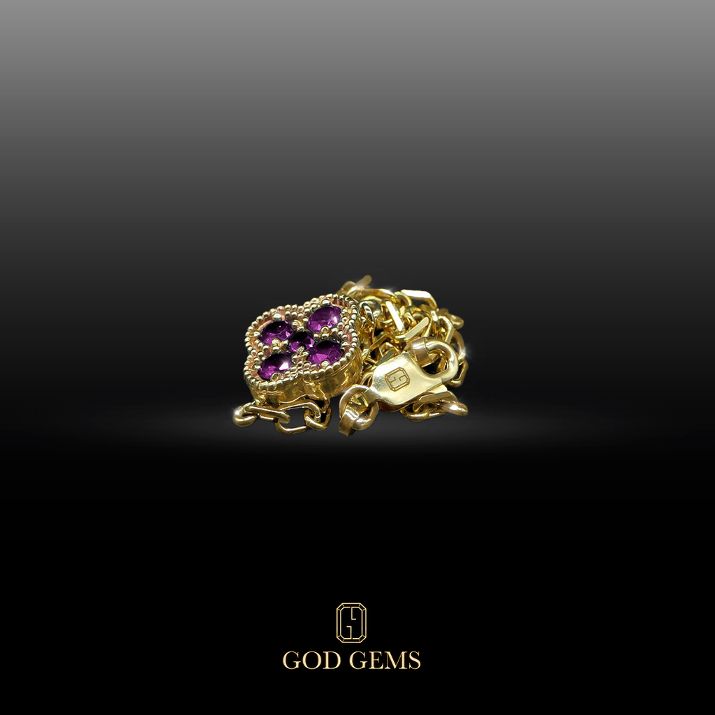 Pulsera Trébol en oro 18K.