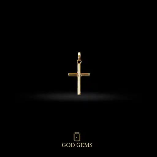 Dije de Cruz en Oro 14k